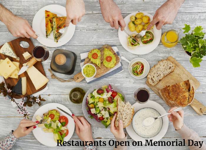 Restaurants Open on Memorial Day